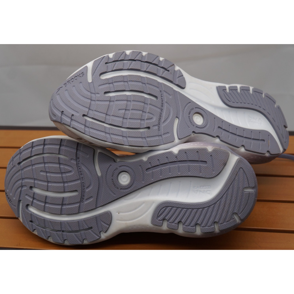 Brooks Women Glycerin 20 Running Shoes Beige Lilac Comfort Cushioned Gym Sz 9 - Picture 8 of 10